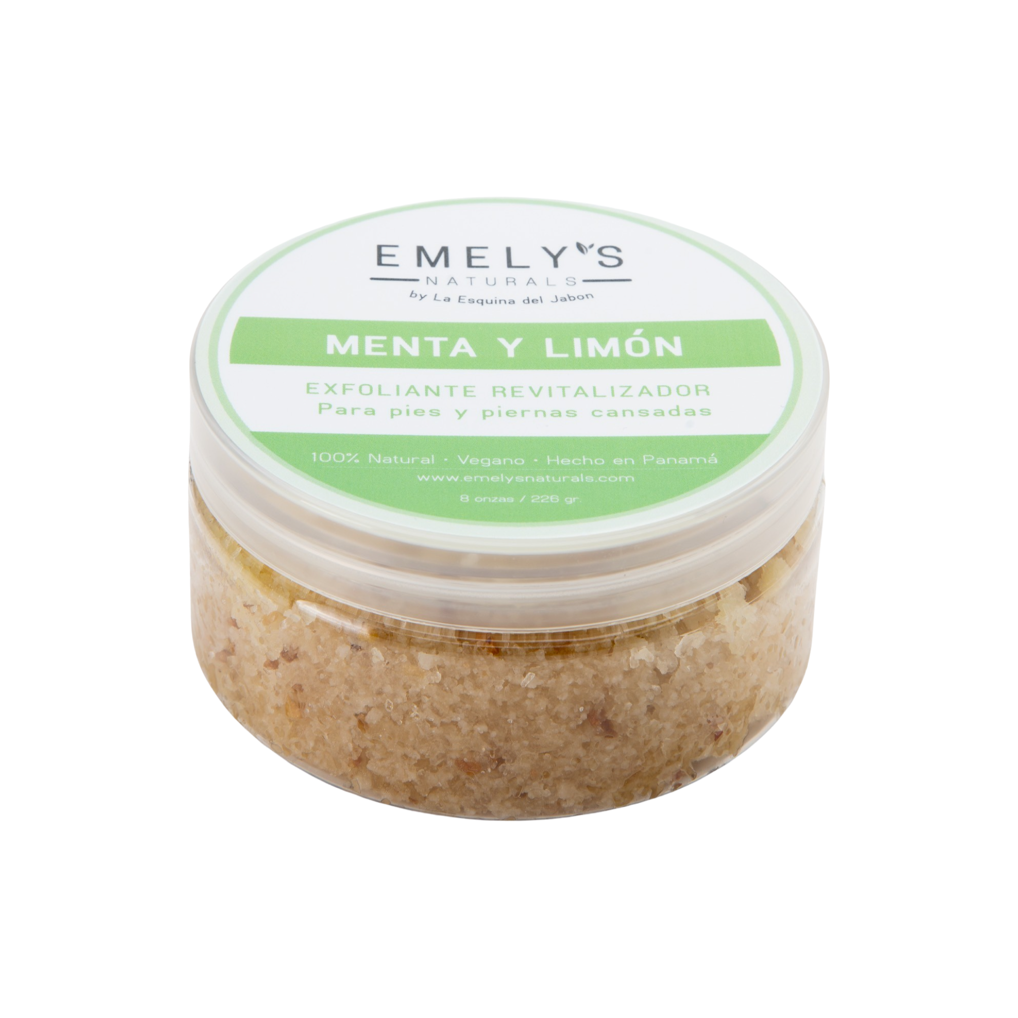 EXFOLIANTE PARA PIES MENTA Y LIMÓN