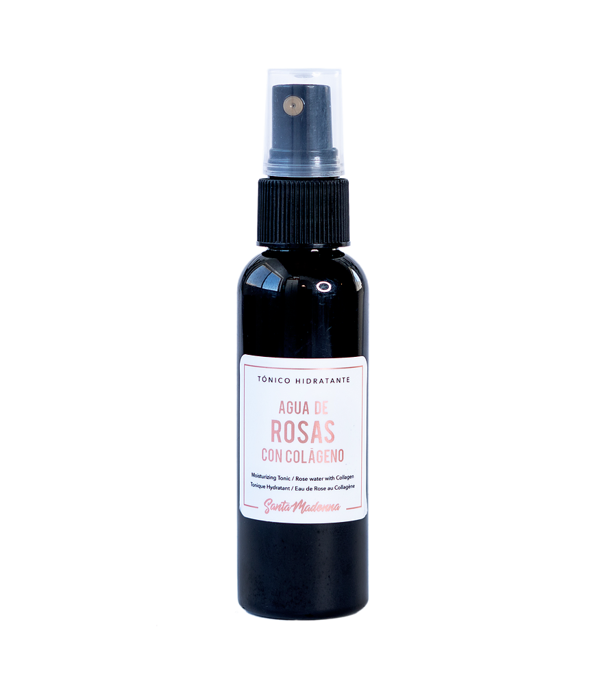 Rose water with collagen